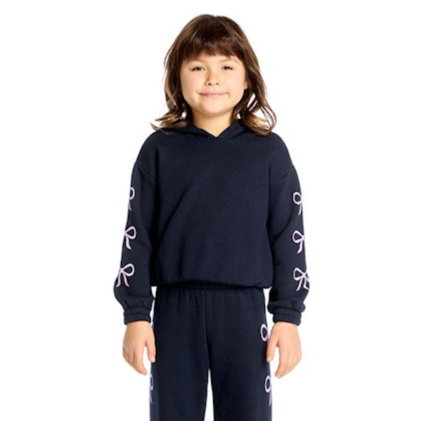 semi cropped shirred pullover