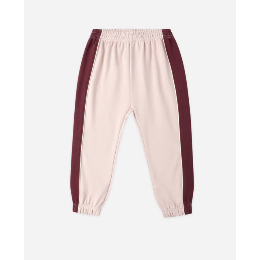 paneled sweatpant || blush