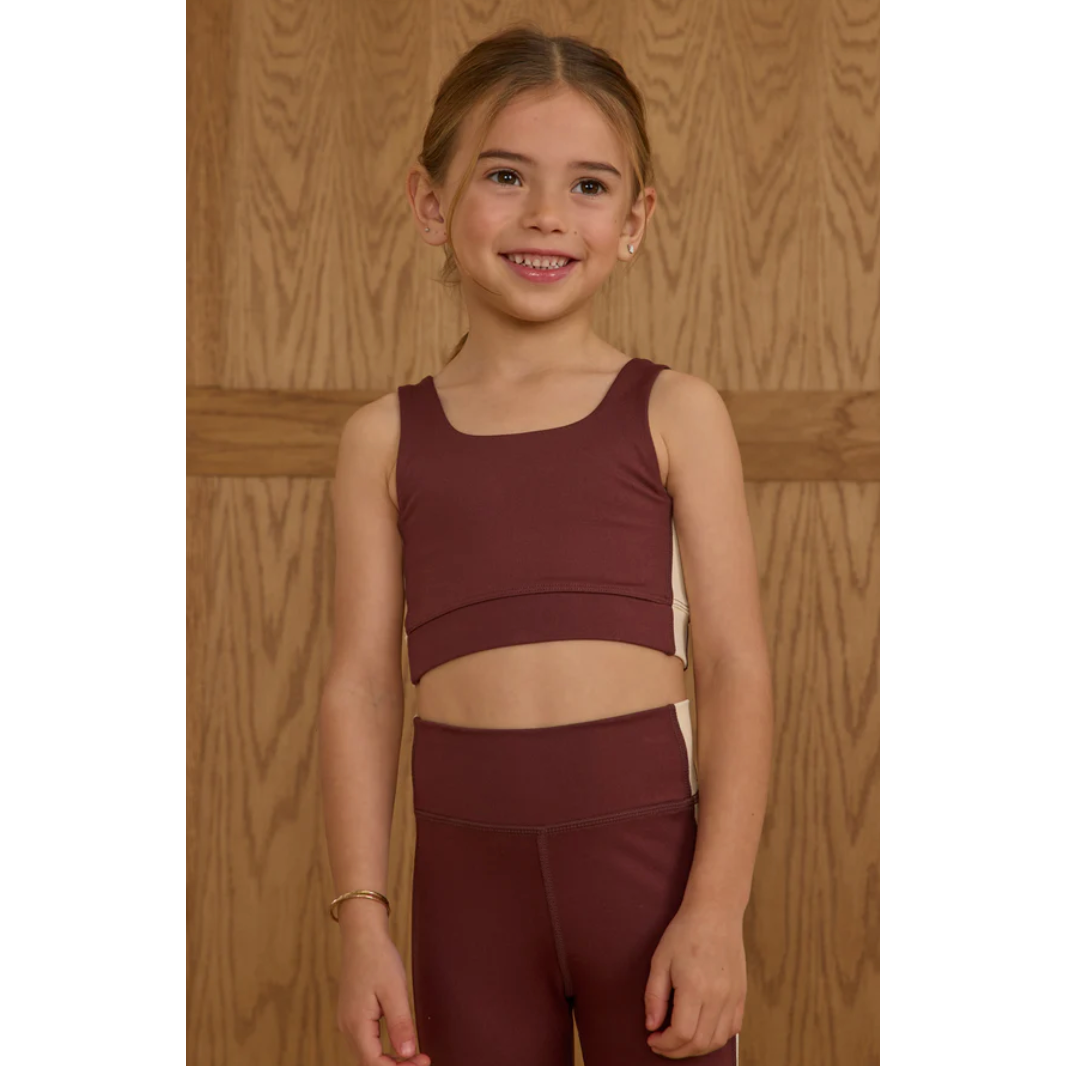 swift sports bra || burgundy