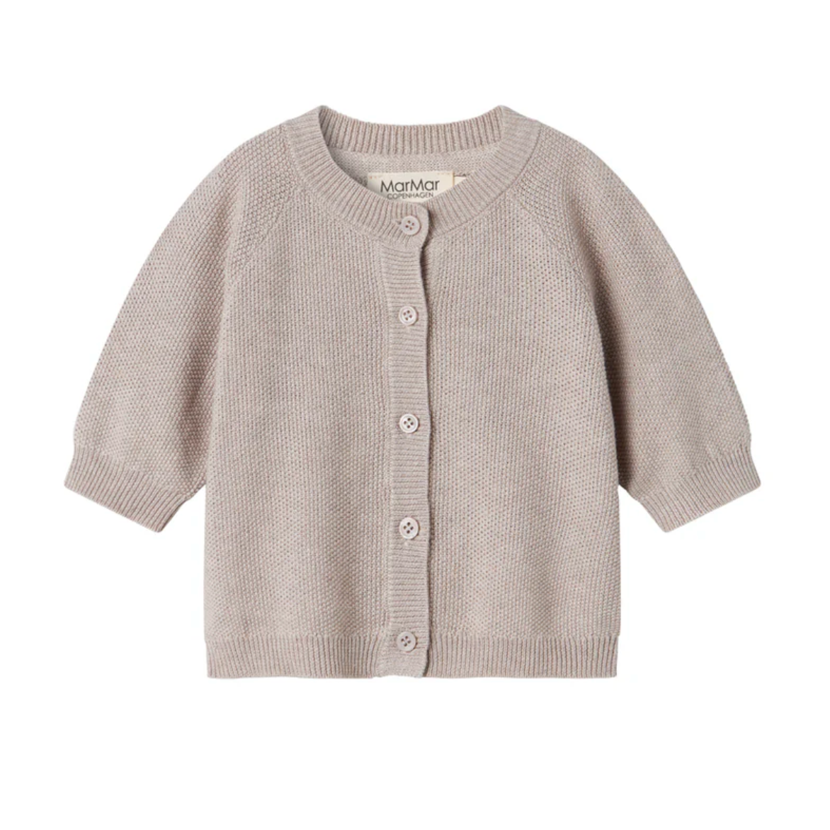 taki, knit cardigan | cashew melange