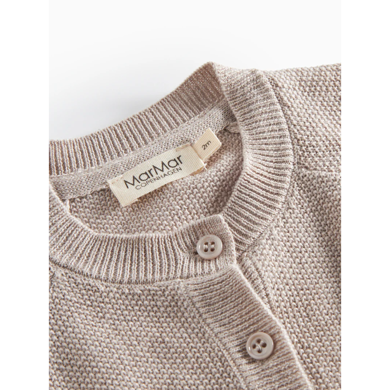 taki, knit cardigan | cashew melange