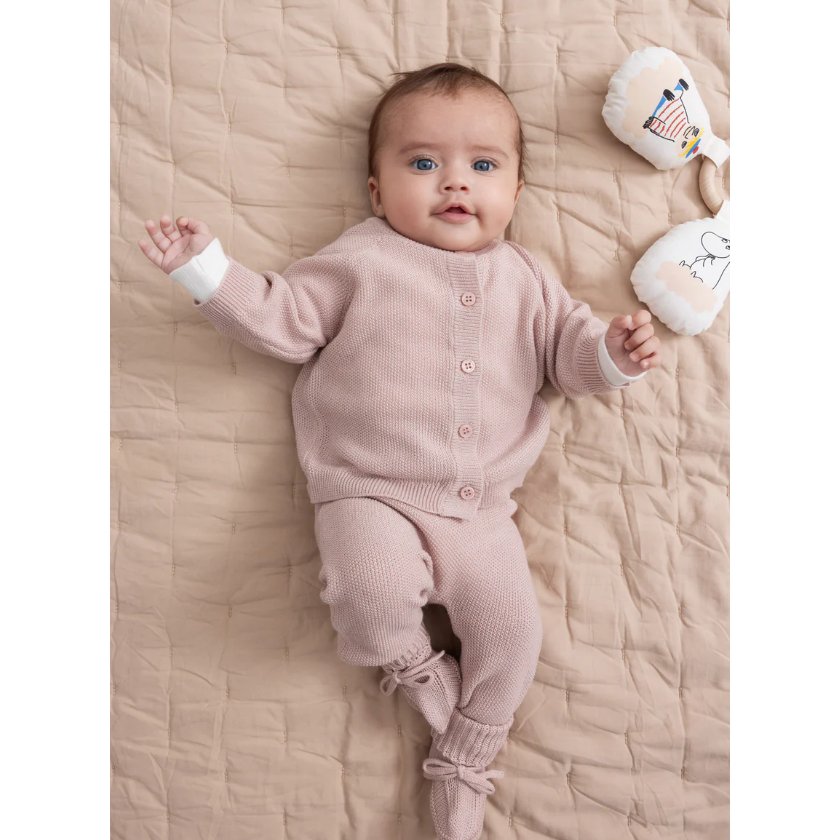 taki, knit cardigan | faded rose