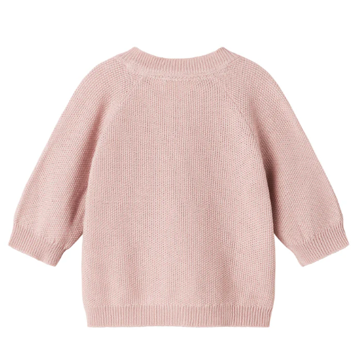 taki, knit cardigan | faded rose