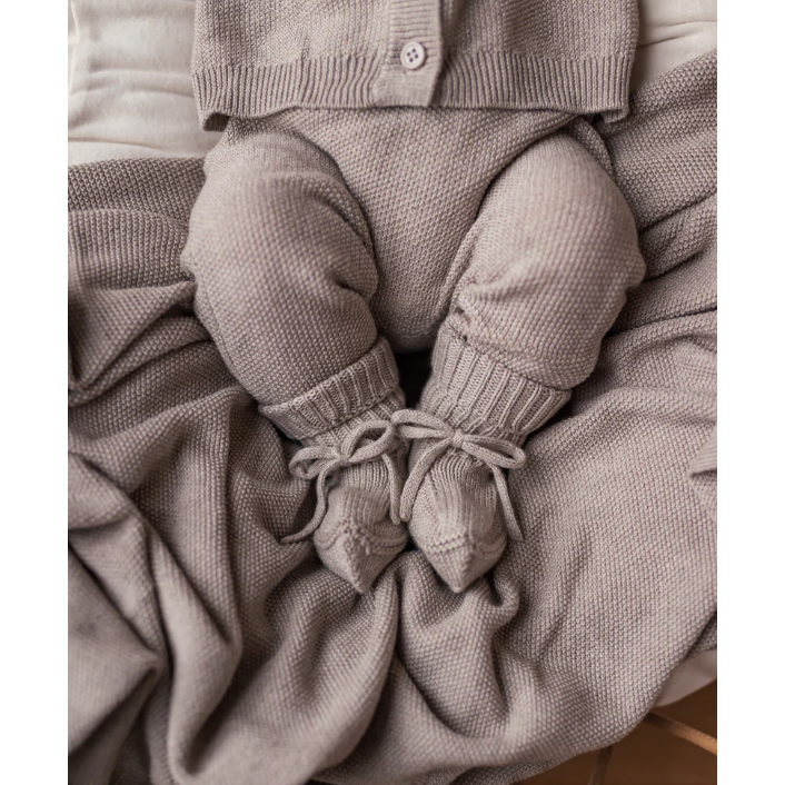 pira, knit pants | cashew melange