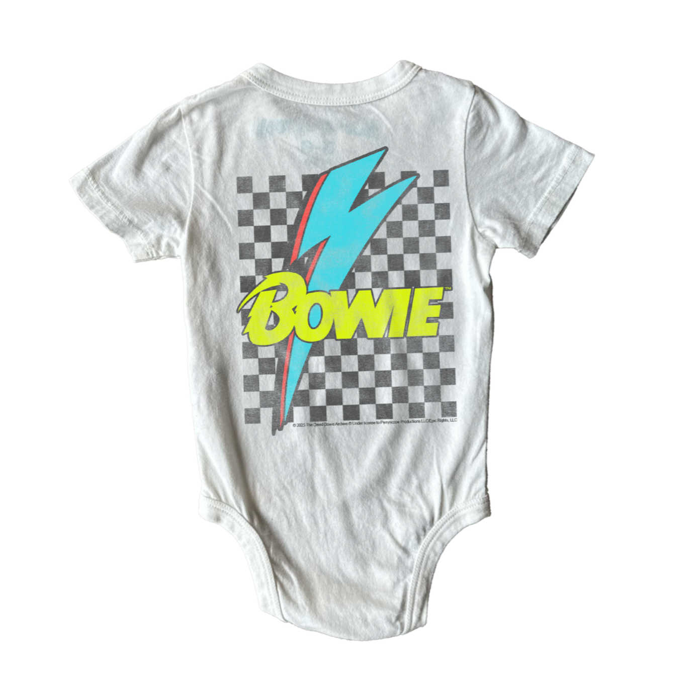 bowie checker ss onesie onesie