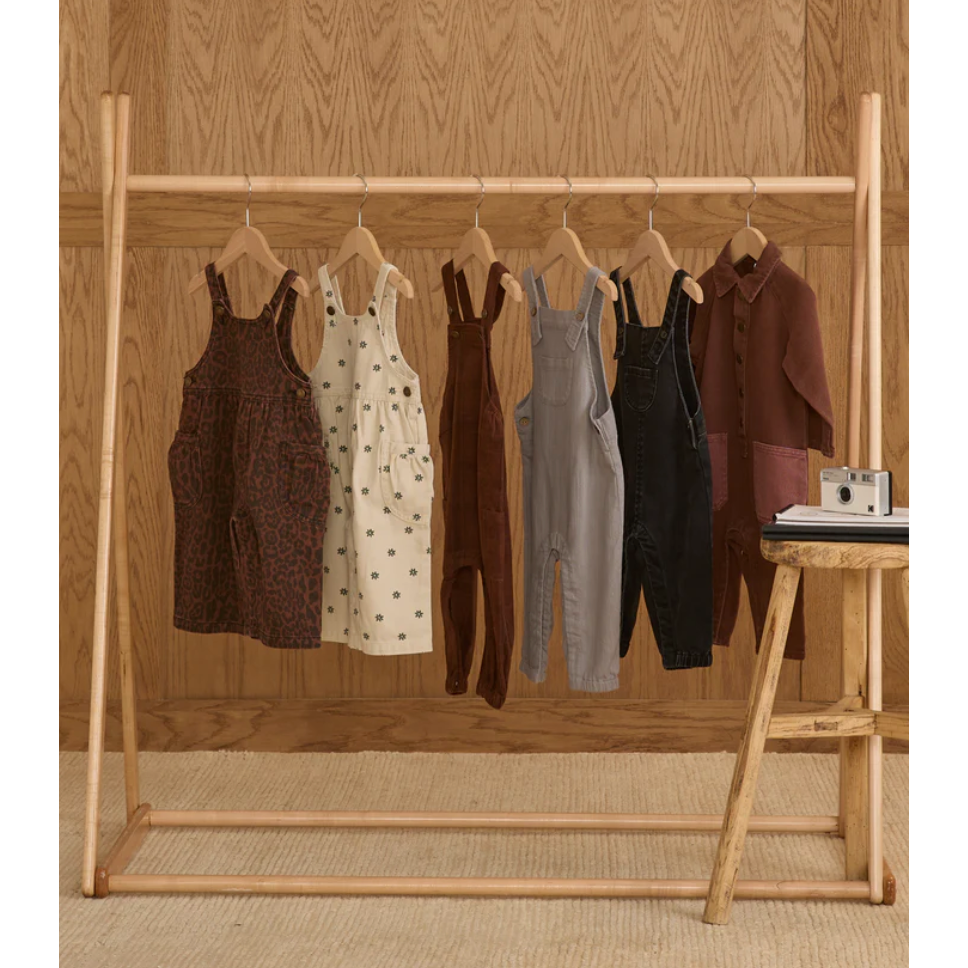 collared baby jumpsuit || brown