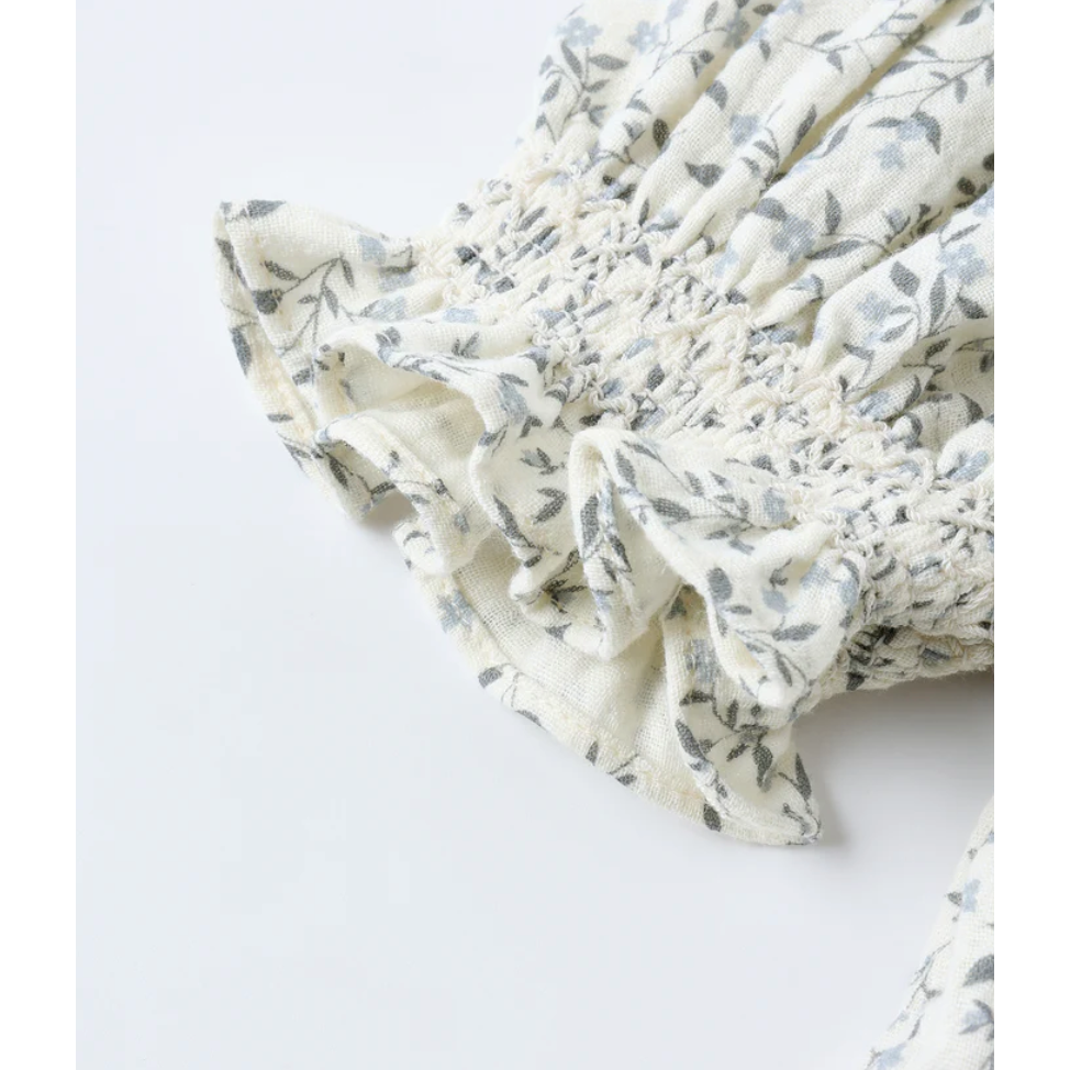 ada blouse || blue vines