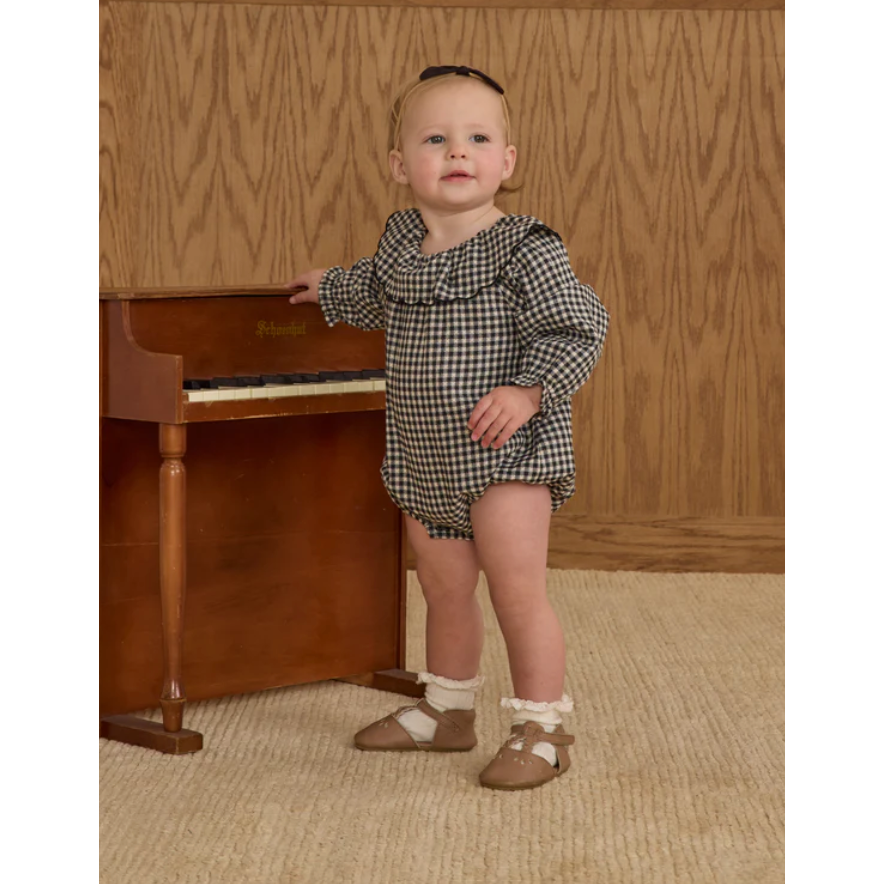 colette romper || black gingham