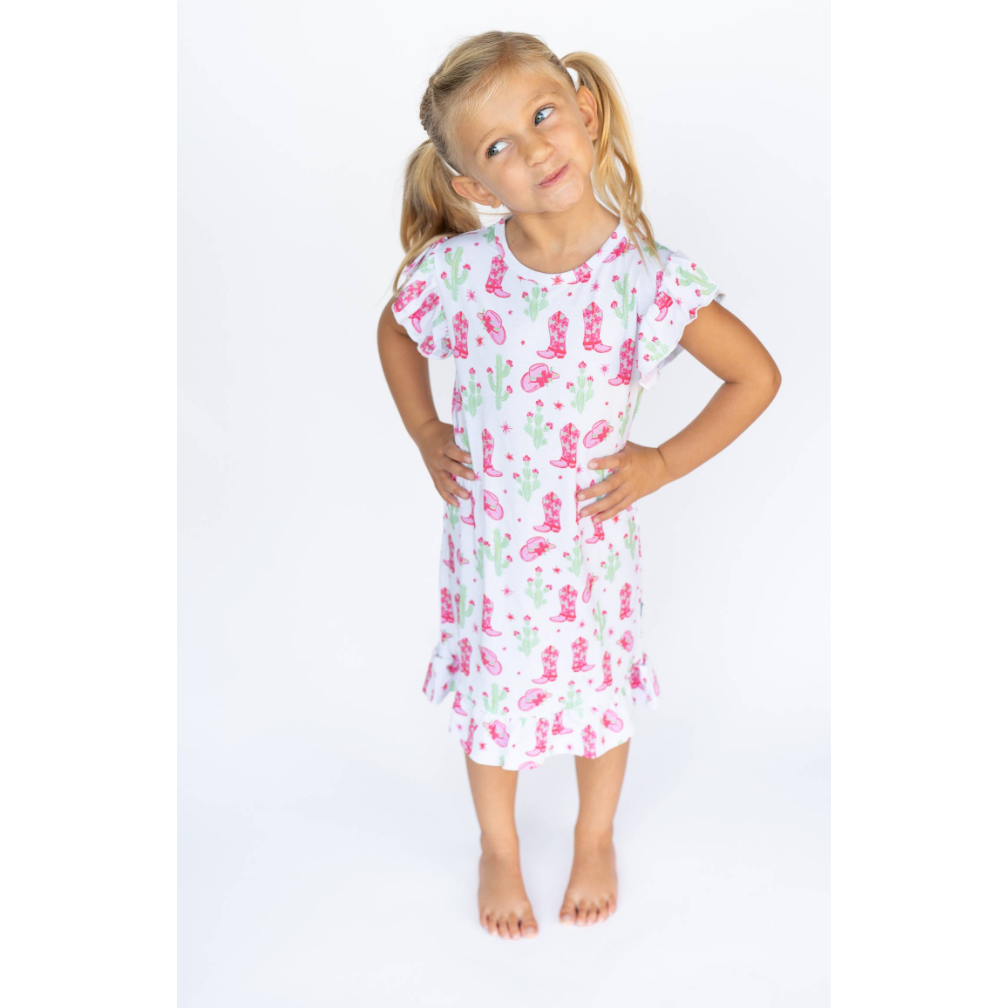 Pink Cactus Cowgirl | Nightgown
