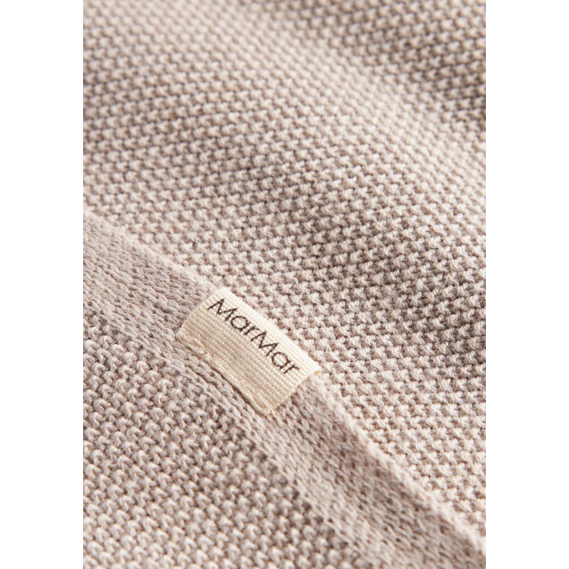 alia, knit blanket | cashew melange