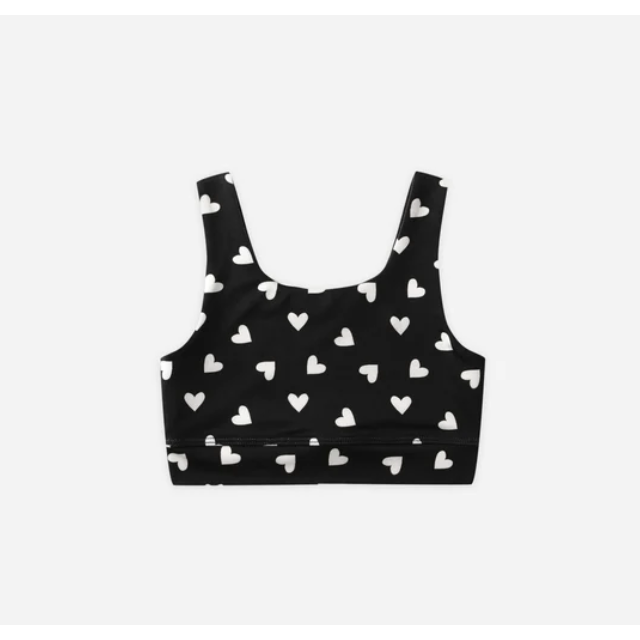 swift sports bra || hearts
