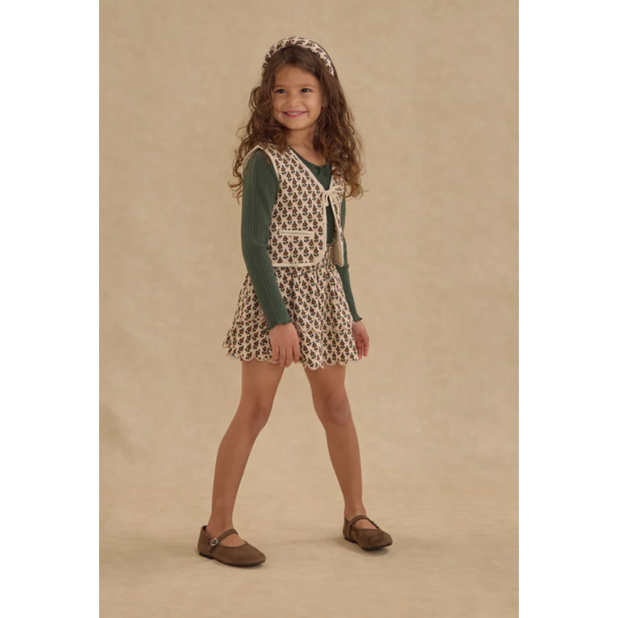 rose mini skirt || harvest floral