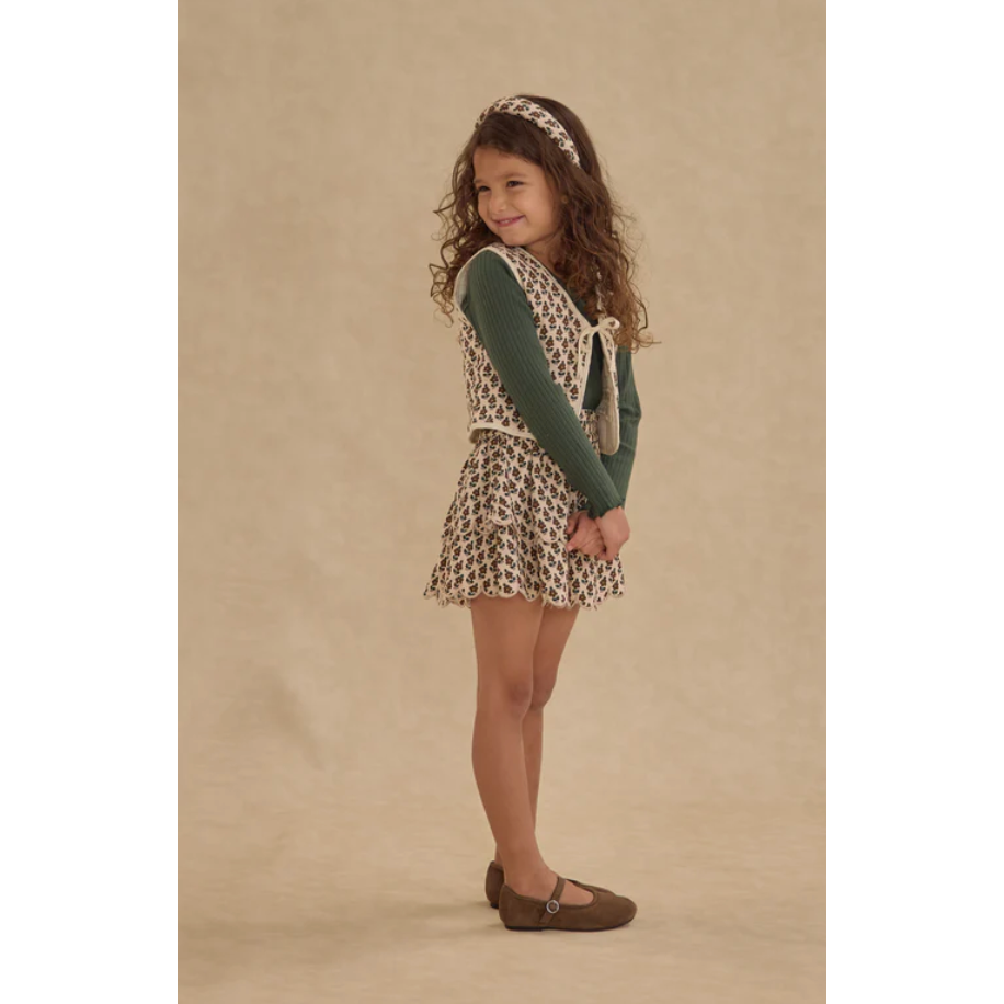 rose mini skirt || harvest floral