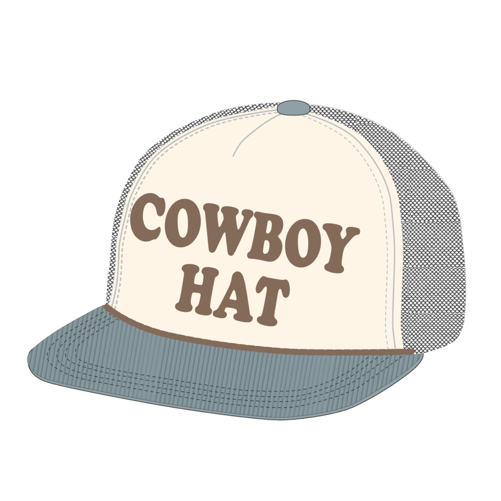 cowboy trucker hat | natural / lake