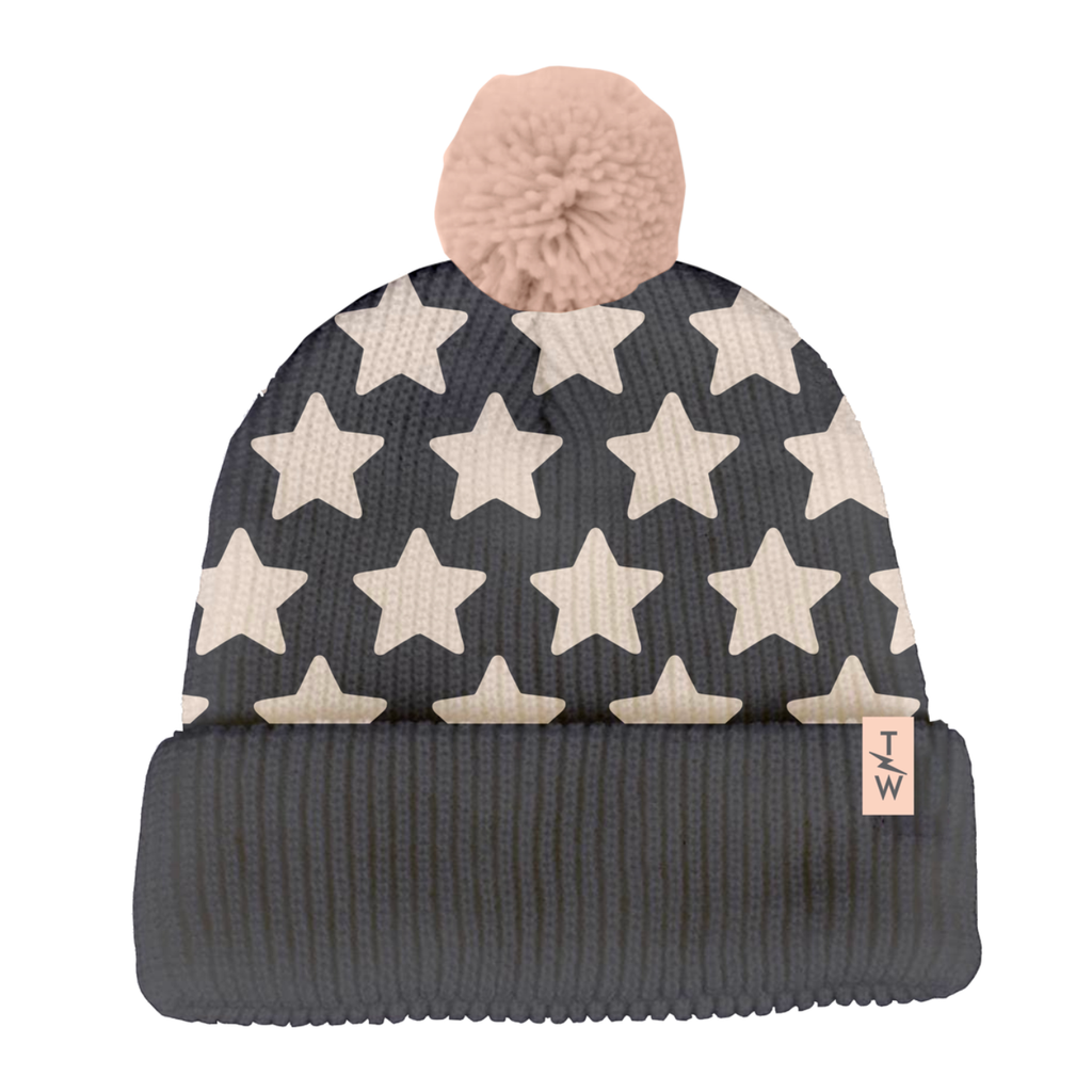 star struck beanie | black/natural