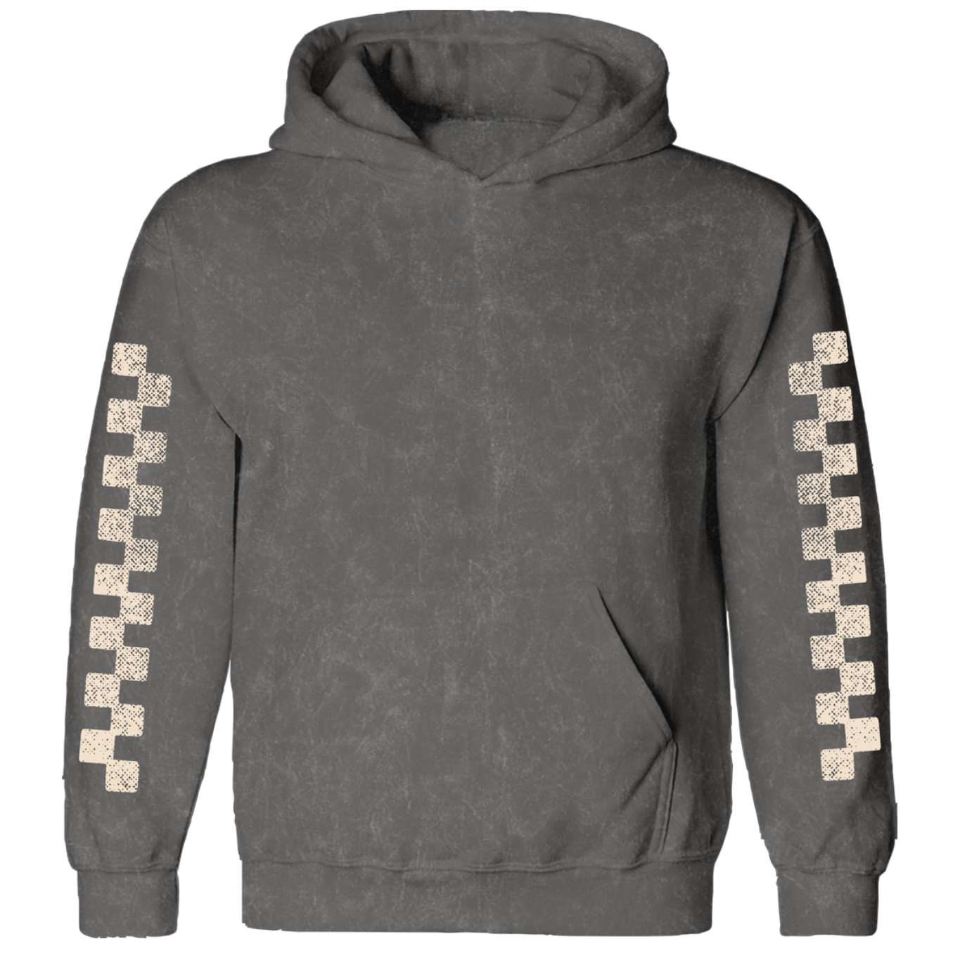 all gas hooded sweatshirt | mineral black