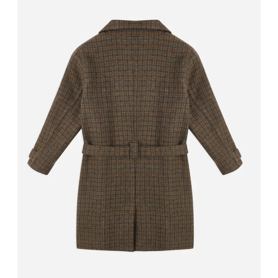 trench coat || brown