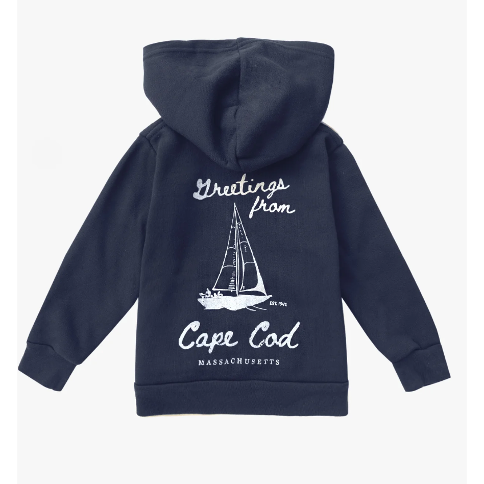 cape cod yacht club zip up sweatshirt