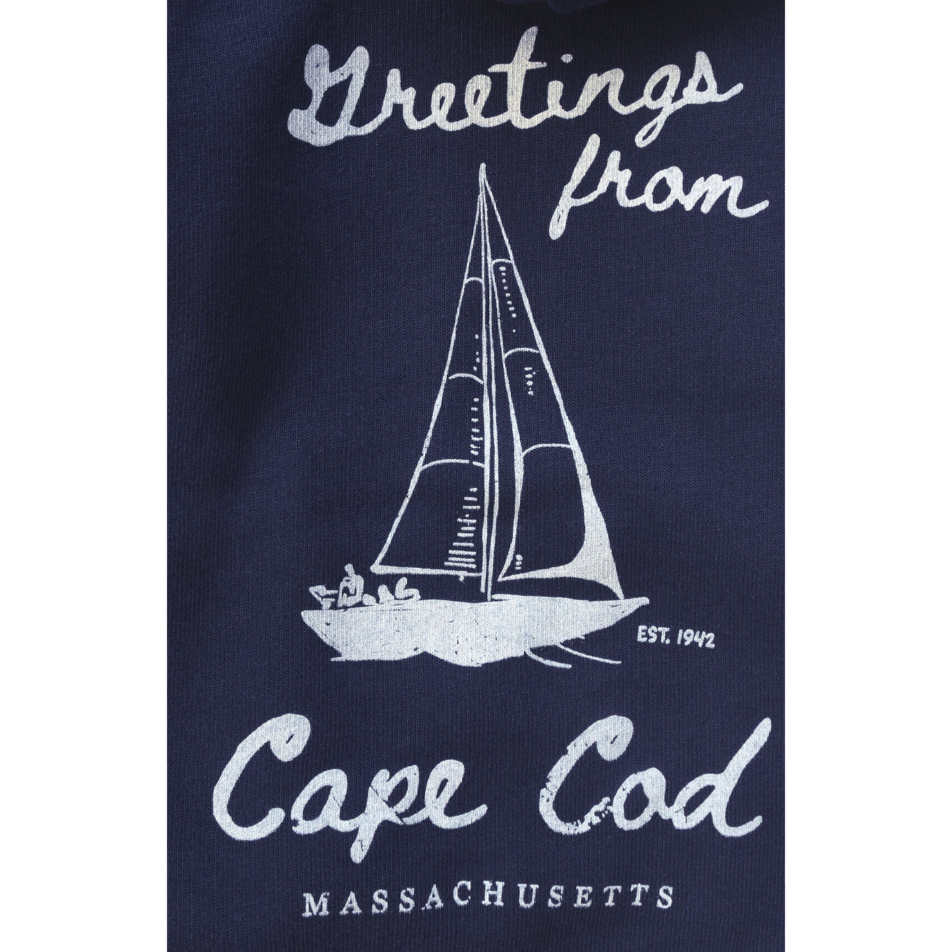cape cod yacht club zip up sweatshirt