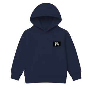 patch hoodie | navy