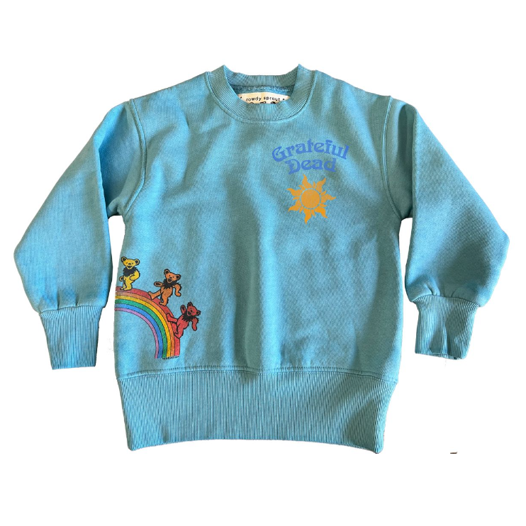 grateful dead rainbow bears crew | blue