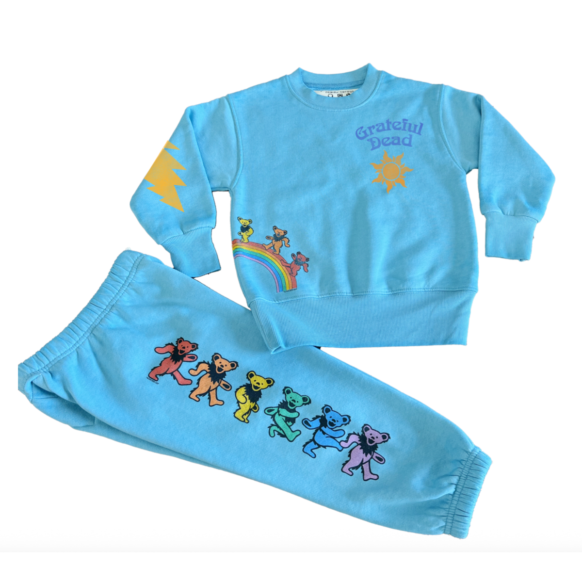 grateful dead rainbow bears sweatpant | blue