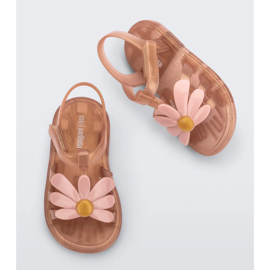 hip bloomy baby | pearlish brown / pink