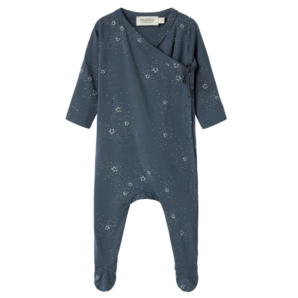 jumpsuit with feet - starry night
