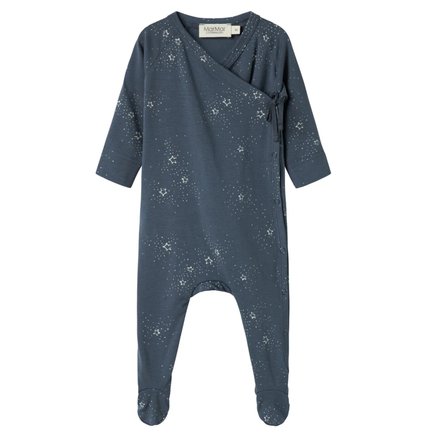 jumpsuit with feet - starry night