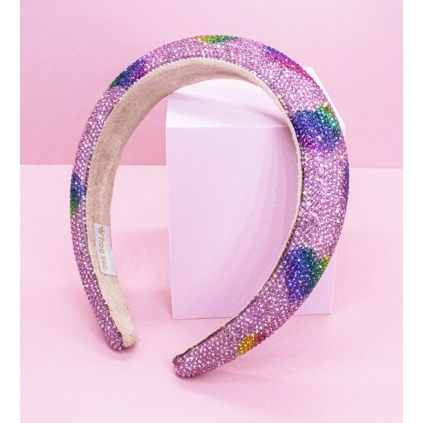 kids headband | padded rhinestone hair band for girls