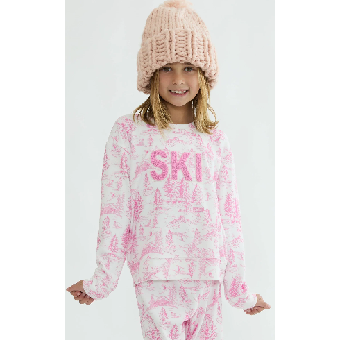 little cassia top | powder pink toile