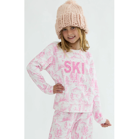 little cassia top | powder pink toile