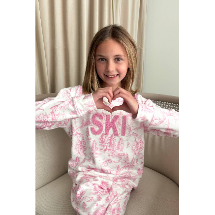 little cassia top | powder pink toile