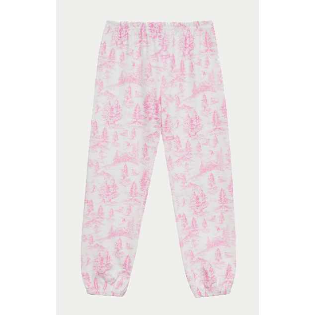 little georgie pant | powder pink toile