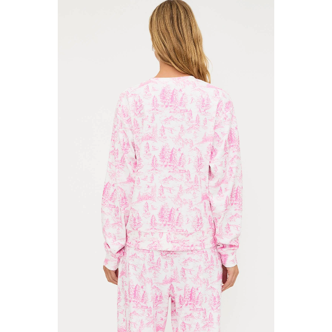 cassia top | powder pink toile