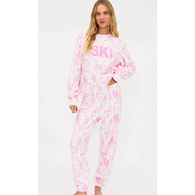georgie pant | powder pink toile