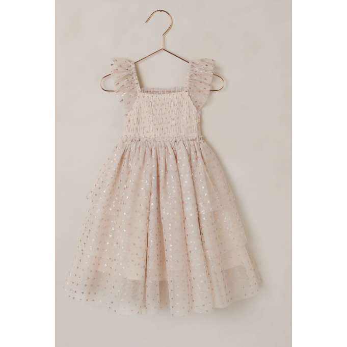 valentina dress || rose gold hearts