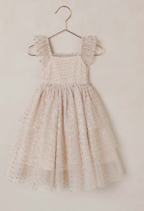 valentina dress || rose gold hearts