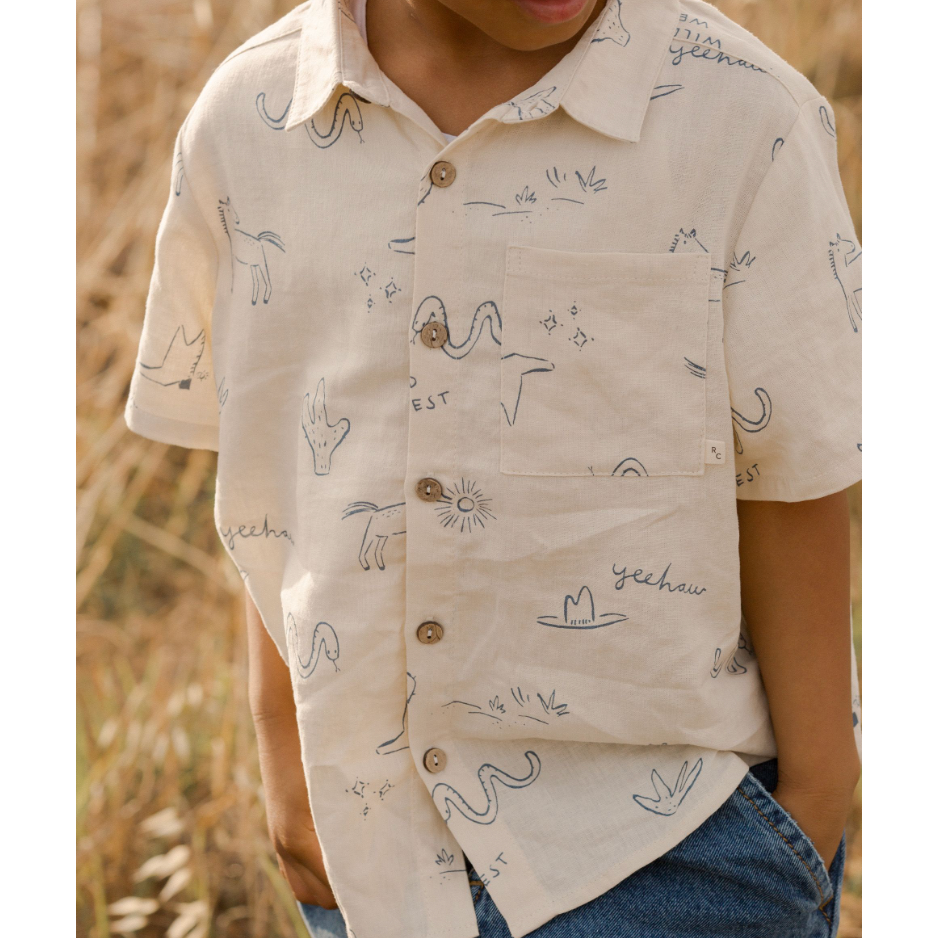 collared shirt || wild west