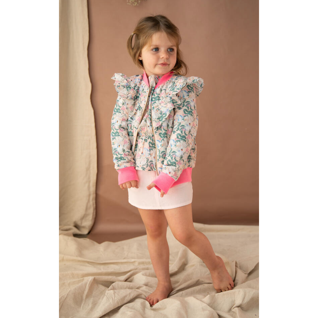 beatrix bomber | hello gorgeous print