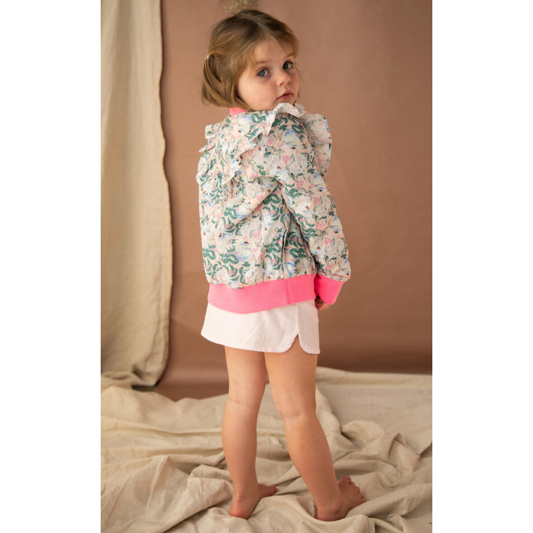 beatrix bomber | hello gorgeous print