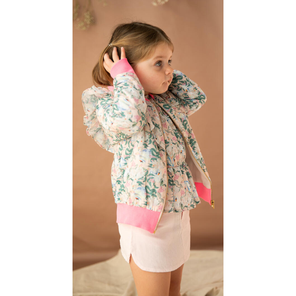 beatrix bomber | hello gorgeous print