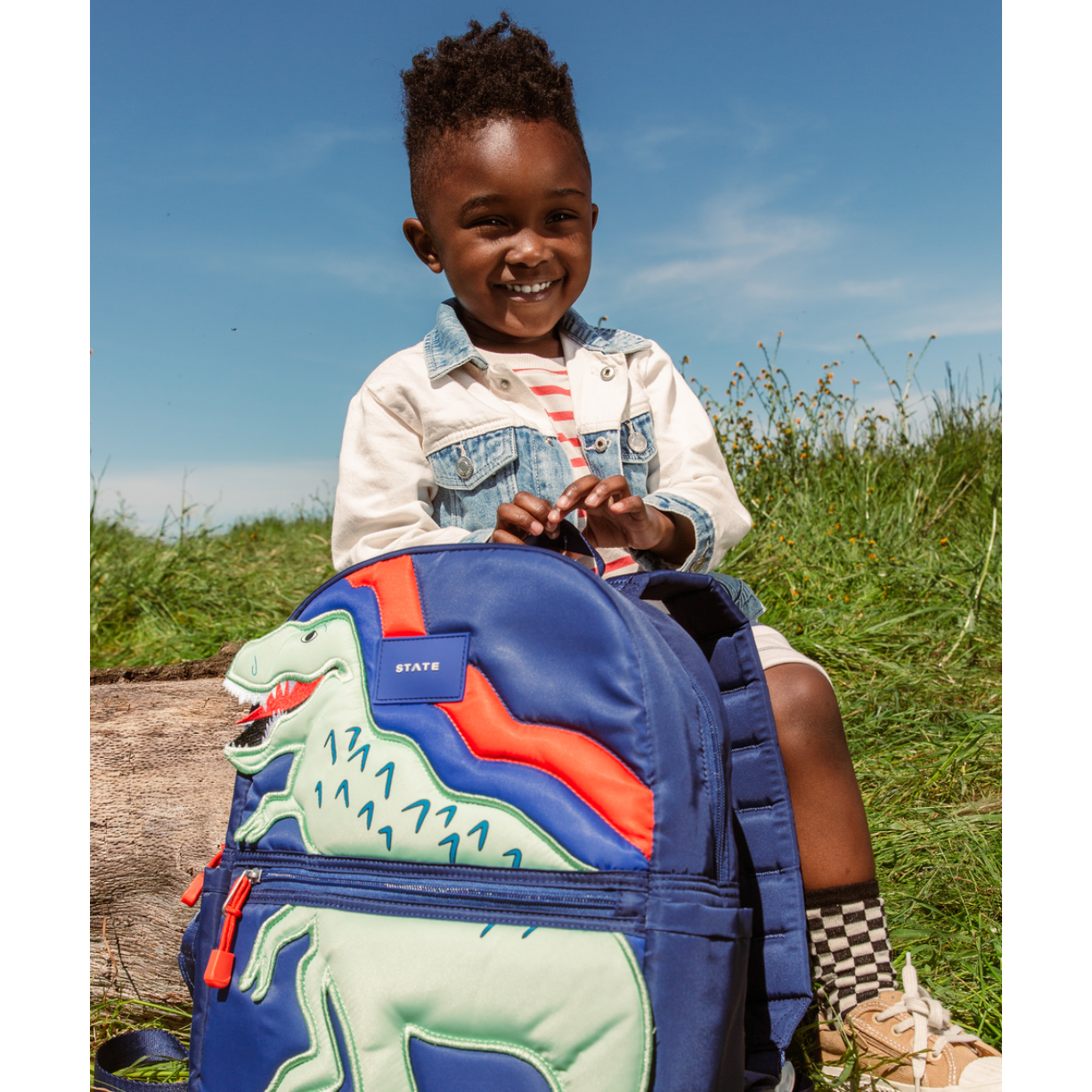 kane kids mini travel backpack | dino