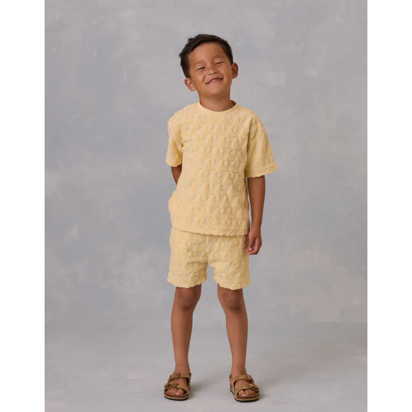 relaxed terry tee || waves