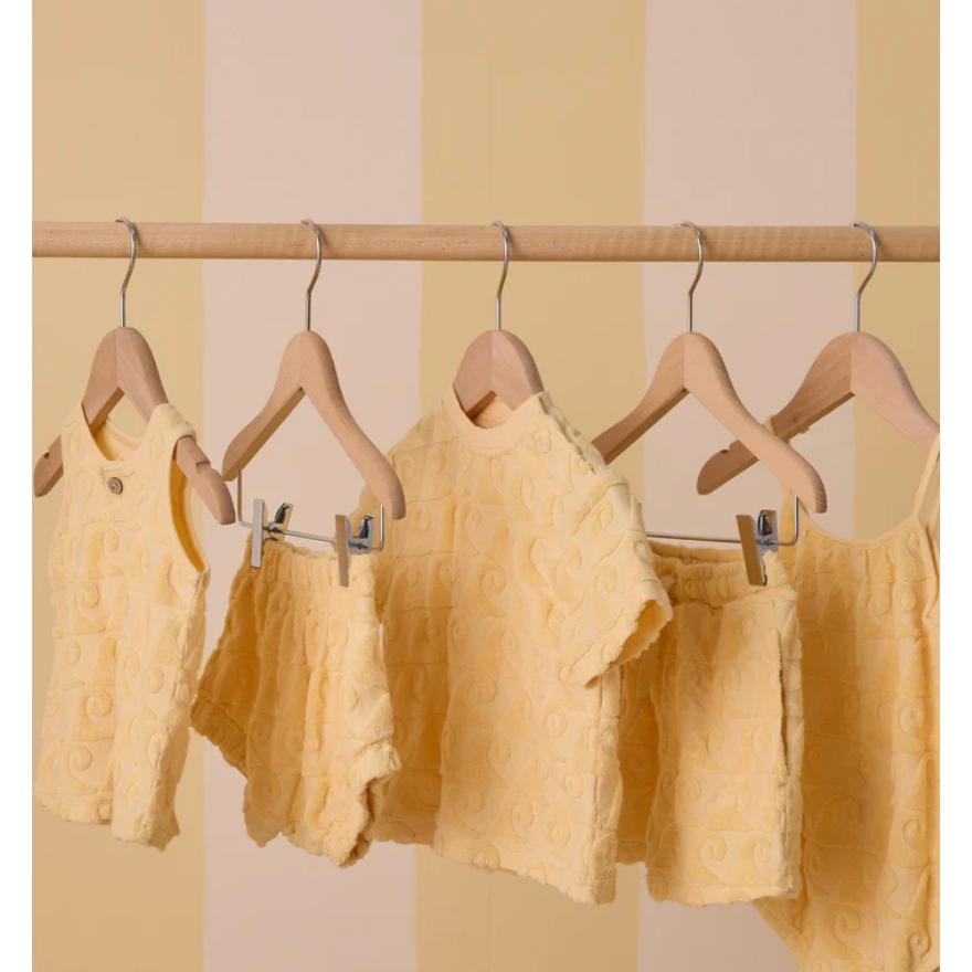 relaxed terry tee || waves