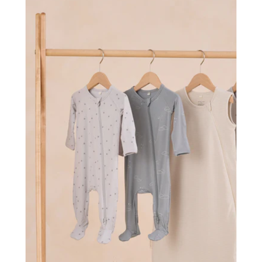 bamboo zip footie || twinkle