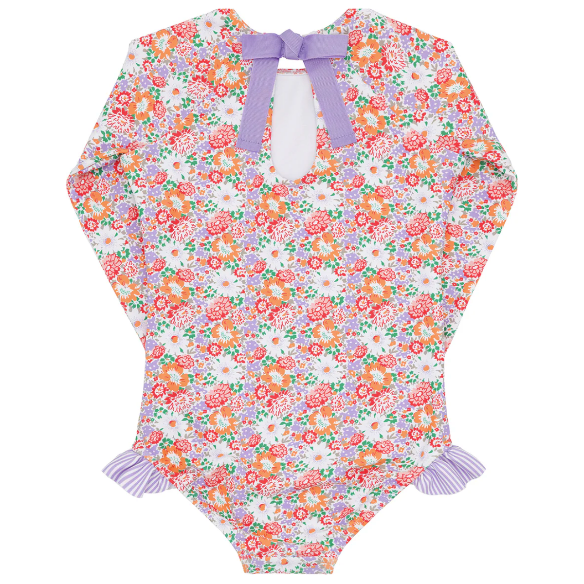 girls island blossom rashguard one piece