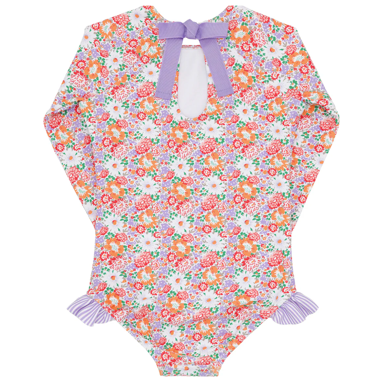 girls island blossom rashguard one piece