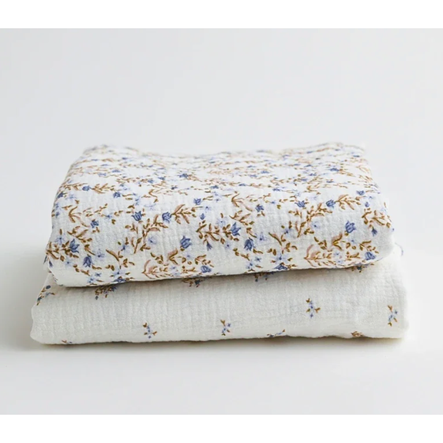 baby swaddle blanket | blue tulip swaddle