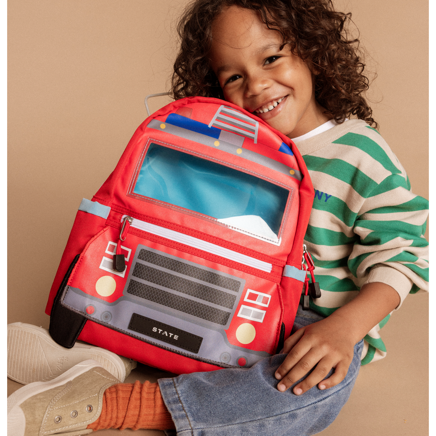 kane kids mini backpack | firetruck PREORDER